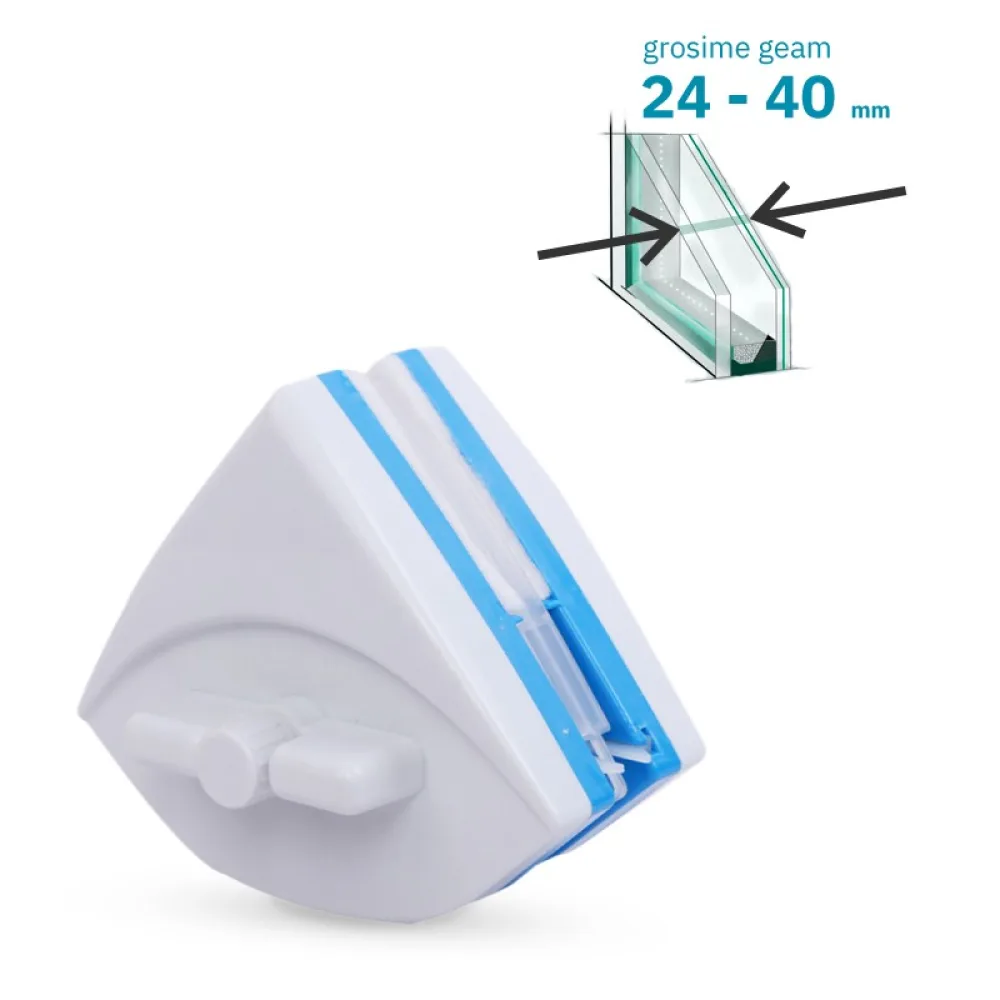 Ștergător magnetic pentru ferestre tripan